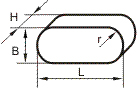 Эскиз фрикционного вкладыша КД-1426